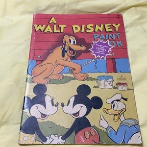 1937 Disney Original Jumbo Coloring Book